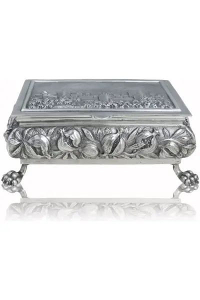 Caja Vista de la Alhambra. Plateado