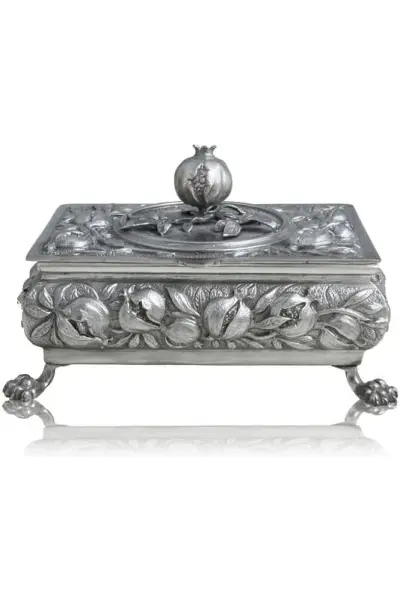 Caja Joyero Granadas. Plata