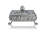 Caja Joyero Granadas. Plateado
