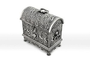 Cofre de la Reina Isabel la Católica. Plata