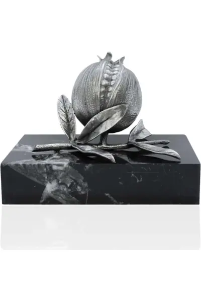 Pisapapeles Granada Mediano. Metal plateado