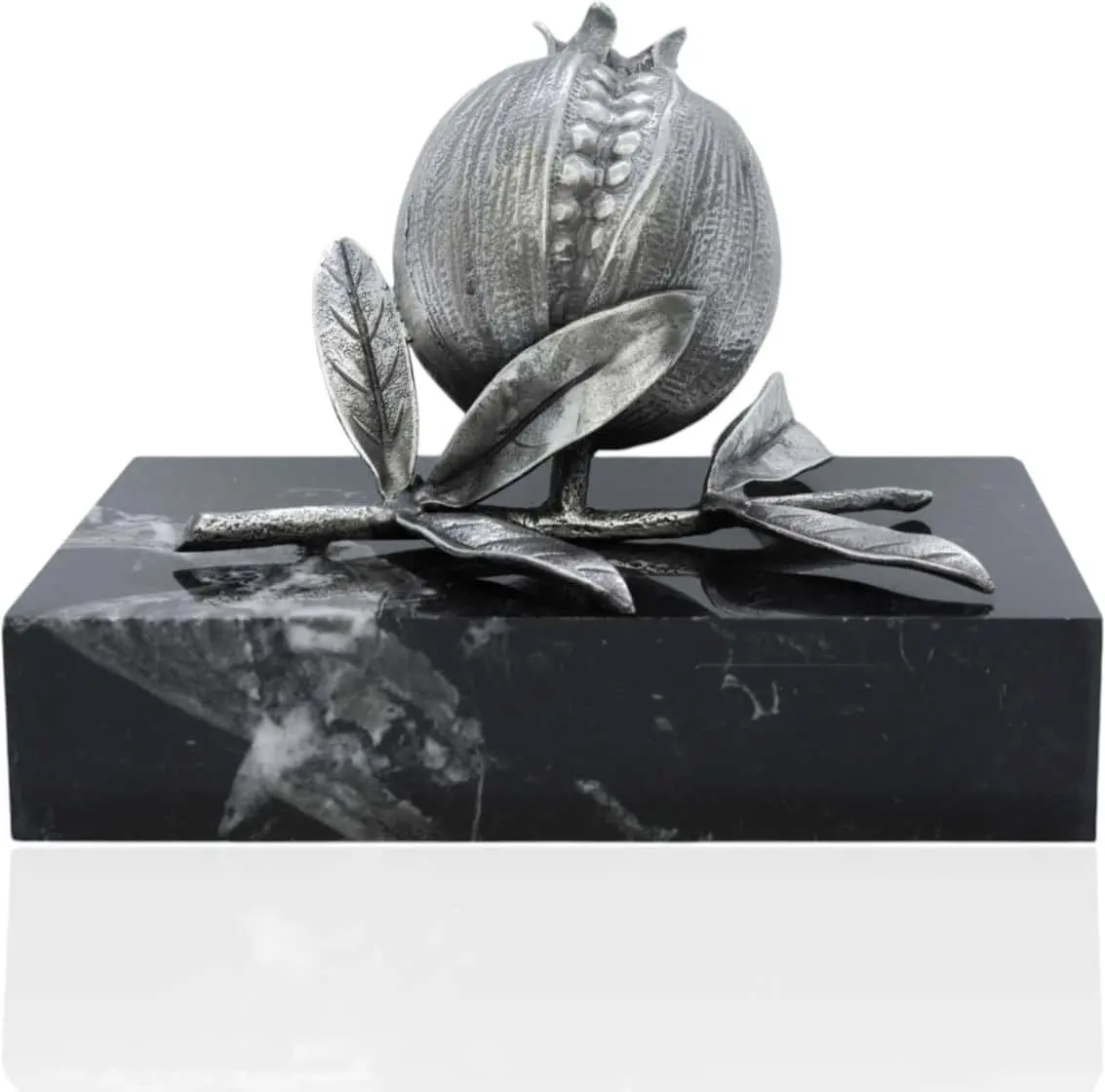 Pisapapeles Granada Mediano. Metal plateado