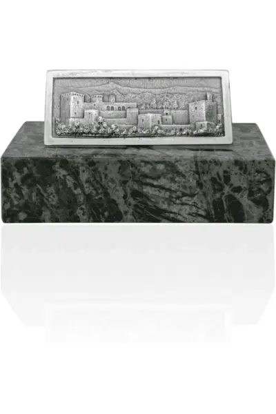 Pisapapel Vista de la Alhambra. Metal plateado