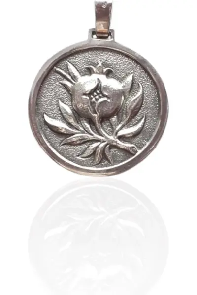 Colgante Granada con Hojas