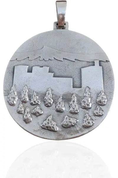 Colgante redondo con Alhambra