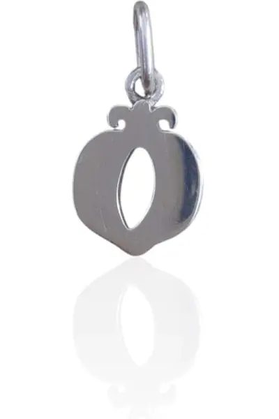 Colgante Granada Cuadrada Pequeña Plana