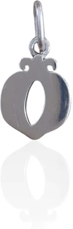 Colgante Granada Cuadrada Pequeña Plana