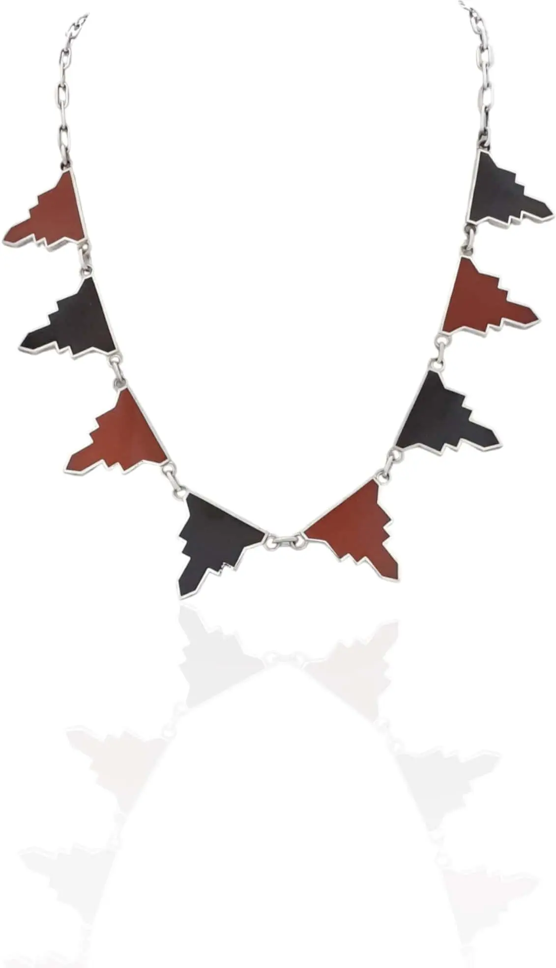 Gargantilla Esmalte Cuarto Dorado 8 Piezas en Plata y Esmalte - VARIABLE -