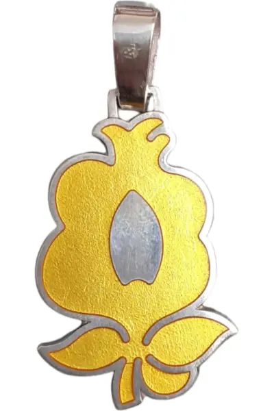 Colgante granada esmalte grande