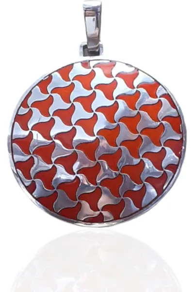 Colgante Grande Arrayanes en Plata y Esmalte - VARIABLE -