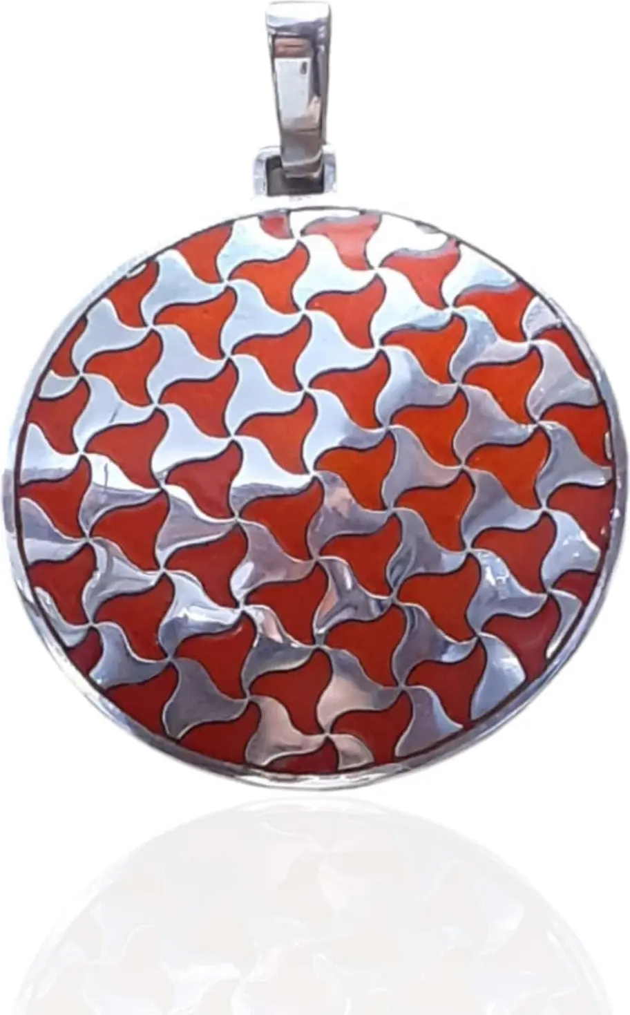 Colgante Grande Arrayanes en Plata y Esmalte - VARIABLE -