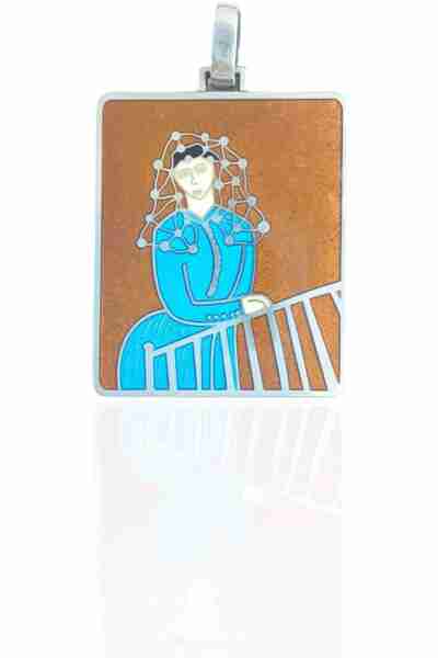 Colgante Dama en el Balcón