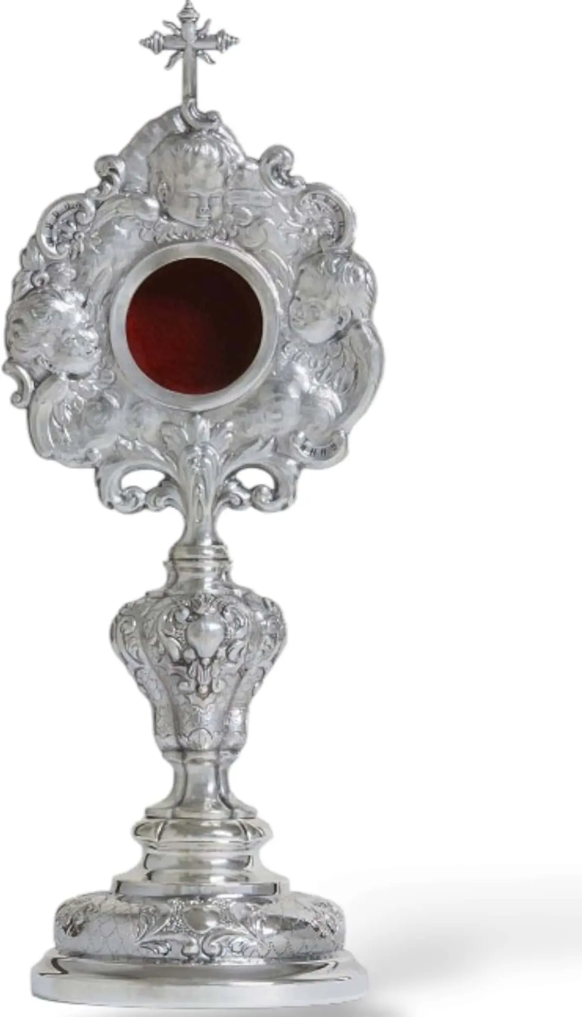 Relicario Querubines en Plata