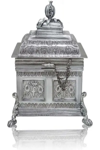 cofre siglo xvii. plata