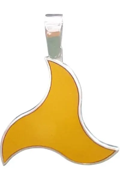 colgante arrayán en plata de ley y esmalte a fuego