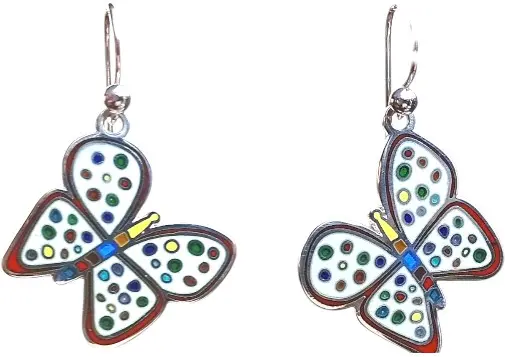 pendientes mariposa