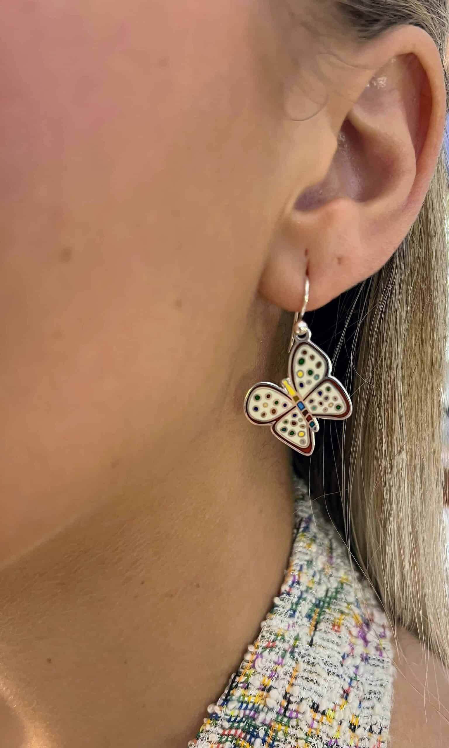 pendientes mariposa