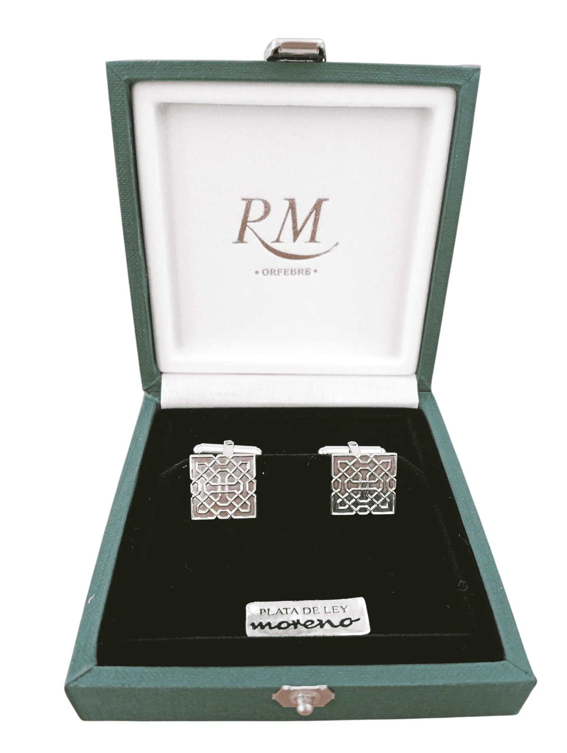 gemelos celosía plata