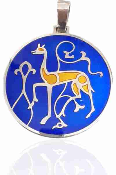 Colgante gacela esmalte