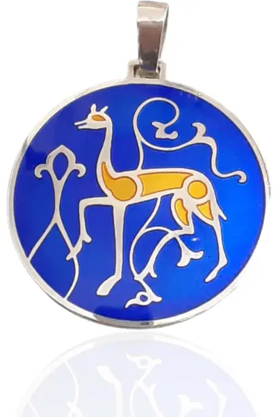 Colgante gacela esmalte