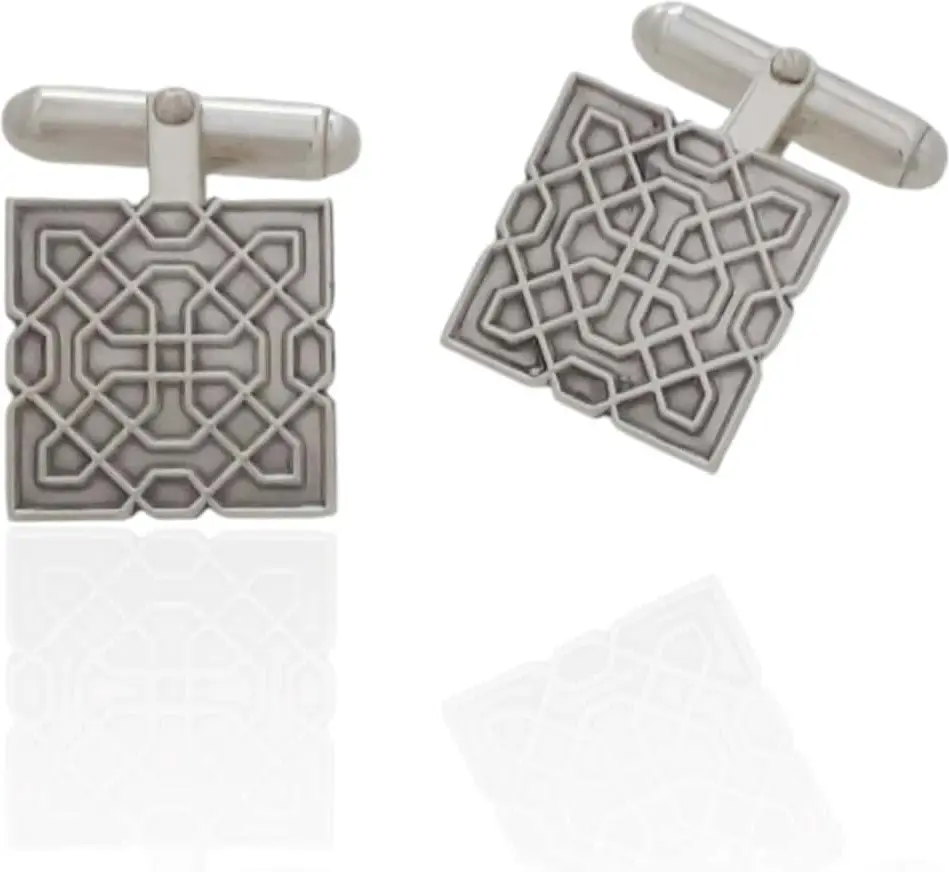 Gemelos celosía plata