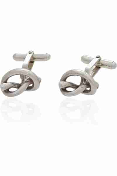 Gemelos nudo plata