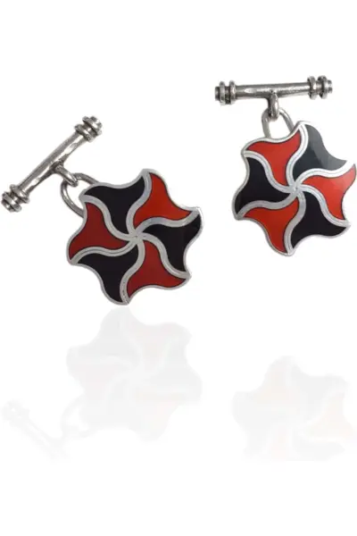 Gemelos plata y esmalte. modelo Esplendor Al-Andalus