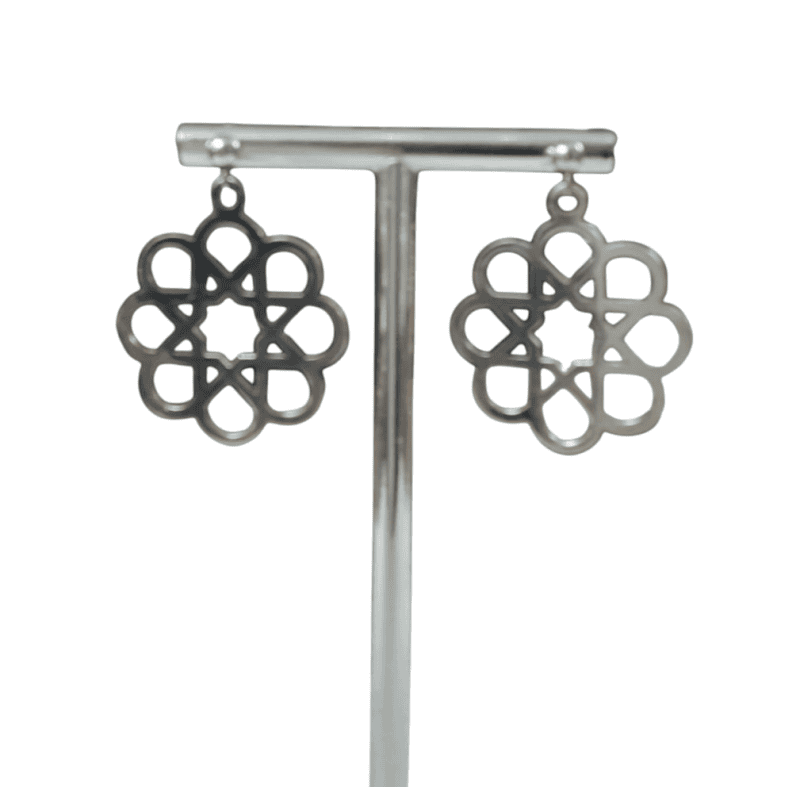 Pendientes estrella lobulada