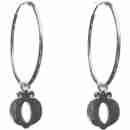 pendientes granada redonda.