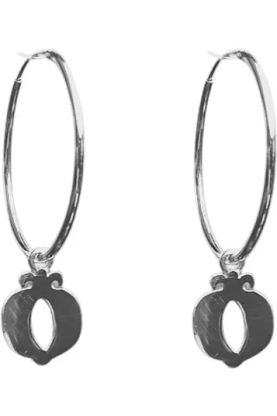 pendientes granada redonda.