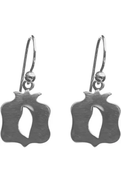 pendientes granada cuadrada