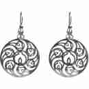 pendientes rosetón granada