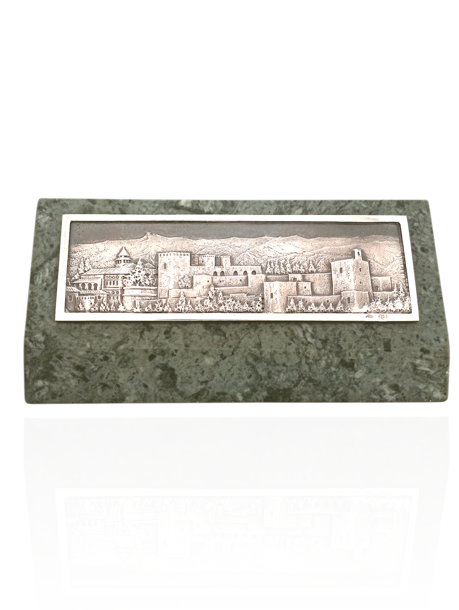 pisapapel vista de la alhambra. plata de ley