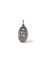 Medalla Virgen Niña pequeña. Plata de ley.