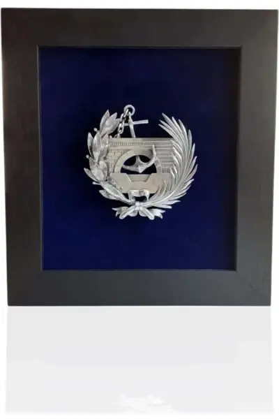 Escudo de Ingeniería Civil.Plateado