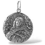 medalla inmaculada. plata de ley