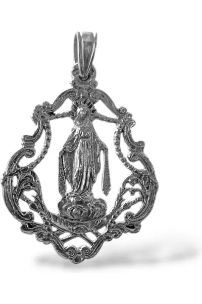 medalla la milagrosa. plata de ley