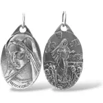 medalla de medugorje. plata de ley