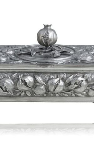 Caja Joyero Granadas. Plata