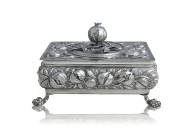 Caja Joyero Granadas. Plata