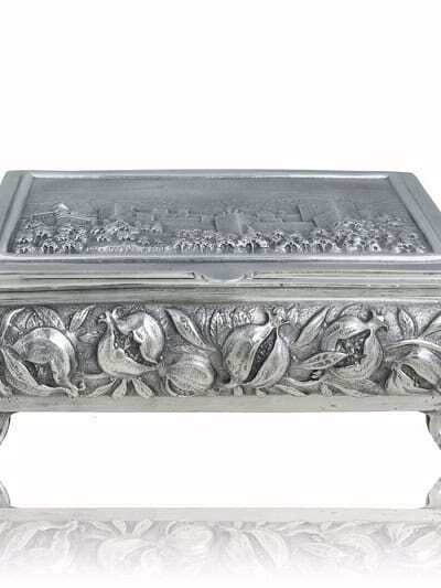 Caja Vista de la Alhambra. Plateado