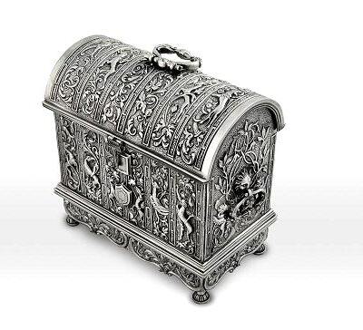 Cofre Reina Isabel la Católica en Plata (Pequeño)