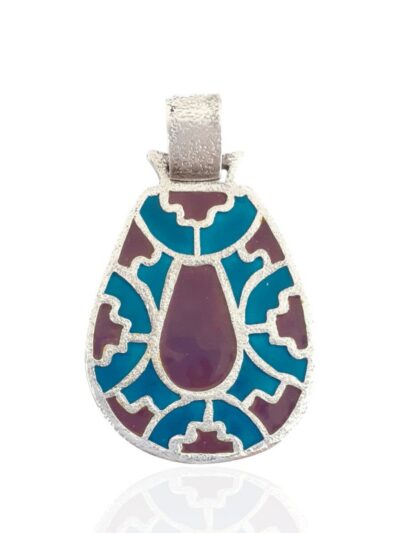 Colgante en Plata y Esmalte de Época Visigoda