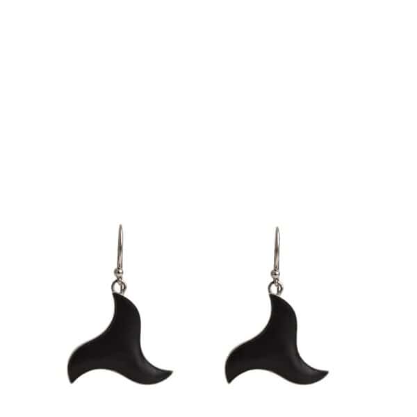 pendientes en plata de ley y esmalte a fuego variable