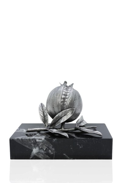 Pisapapeles Granada Mediano. Metal plateado