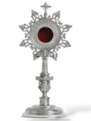 Relicario Fuste Manierista Ocho Rayos en Plata de Ley