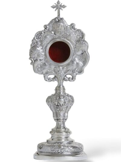 Relicario Querubines en Plata