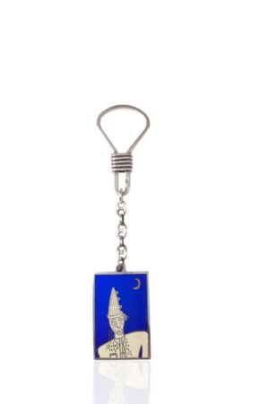 Llavero esmalte arlequin.