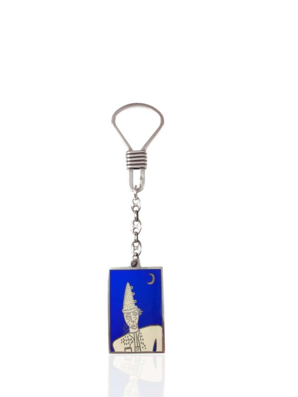 Llavero esmalte arlequin.