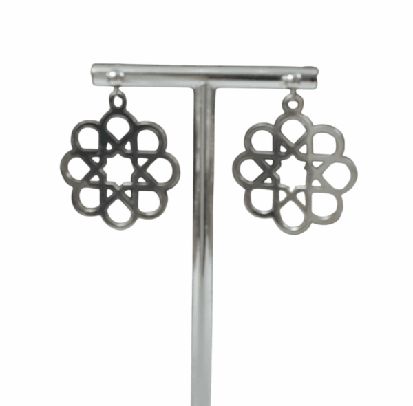 Pendientes estrella lobulada